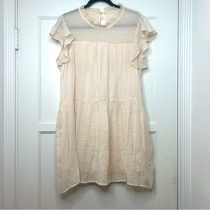 #16 Boho style Pale Pink Babydoll Dress